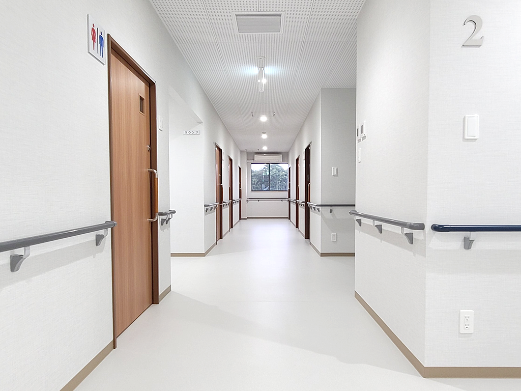 せせらぎの郷（木更津）廊下